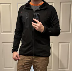 KETL RLT Merino Thermal Hoodie | Durable Outdoor Grid Thermal Hoodie