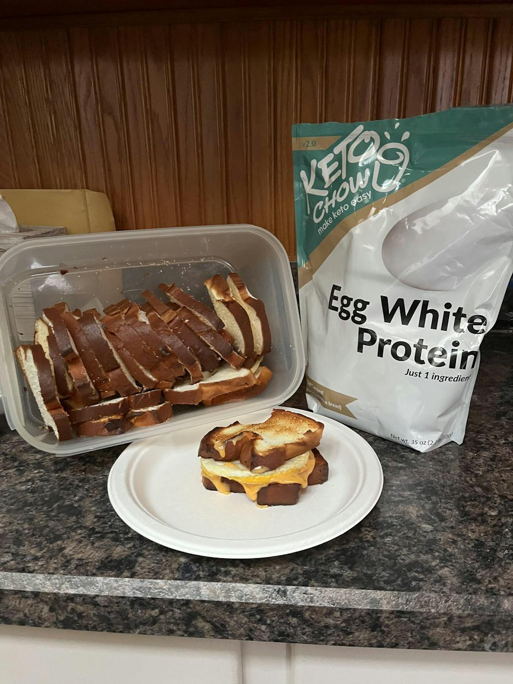 Powdered Egg White Protein Keto Chow