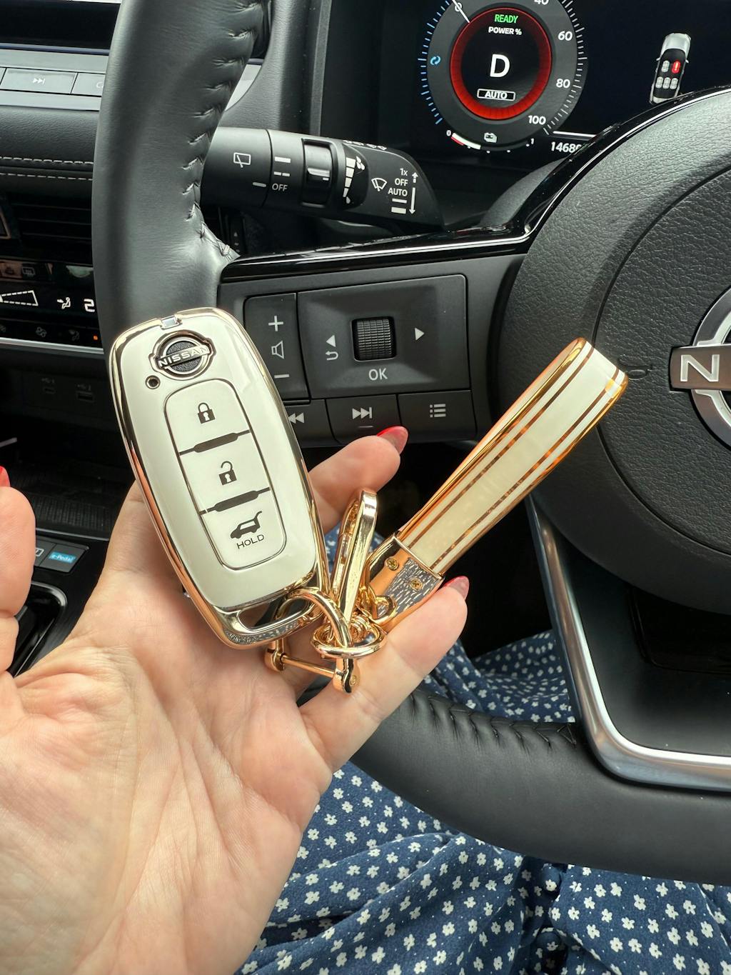 Nissan Key Cover 2022+ | 2 or 3 button | Qashqai, X-Trail, Navara, Patrol key fob cover | Nissan Accessories