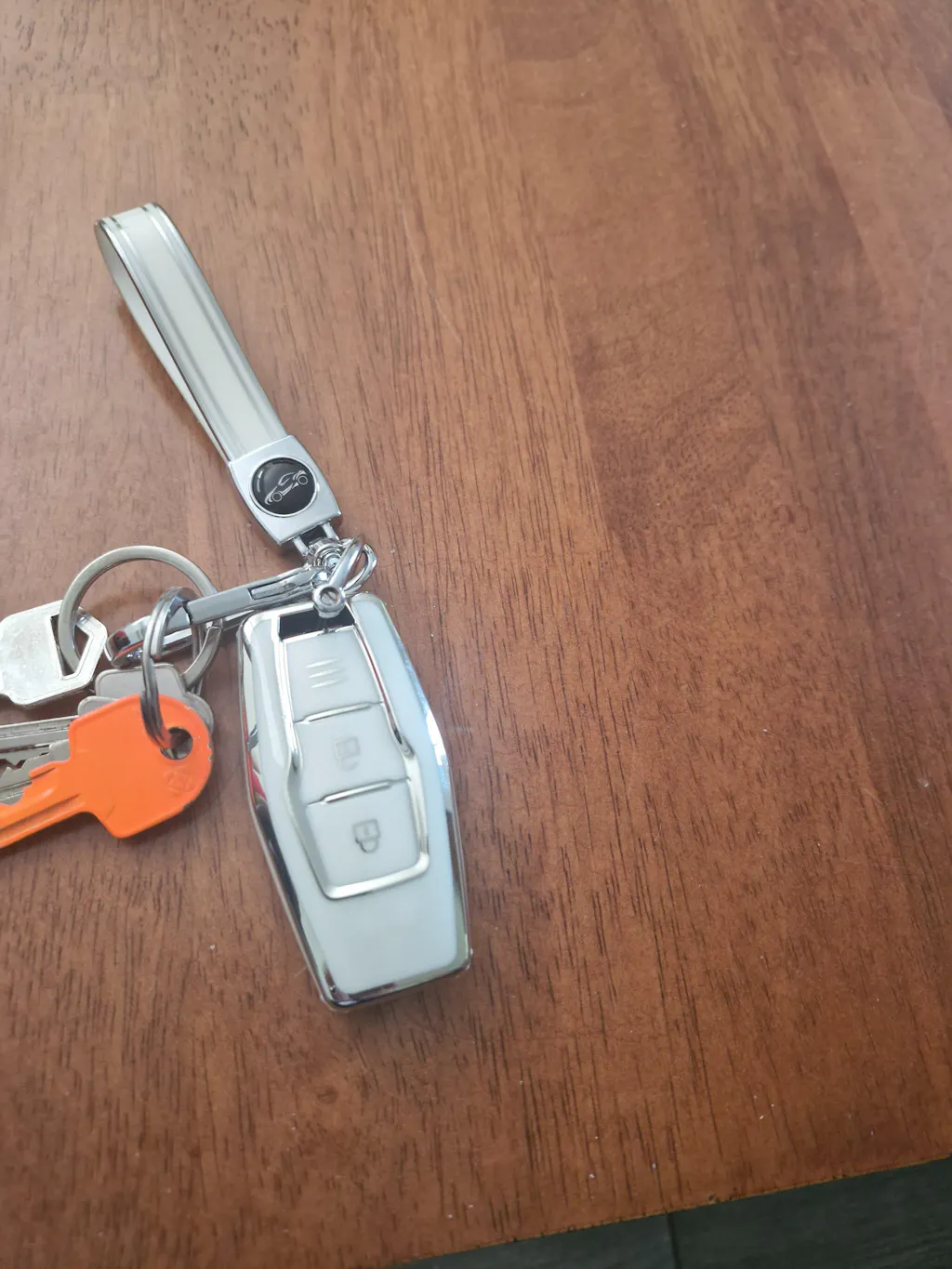 Mitsubishi key cover - 2 Button Silver Trim | 2021+ | Outlander key cover