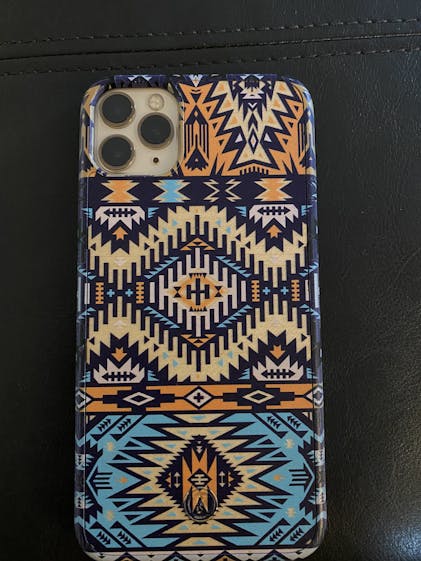 【KEYWAY】自然素材●Aztec ●ハンドメイド●IPhone全種 Aztec | Handmade and UV Printed Maple Wood iPhone 14 Pro