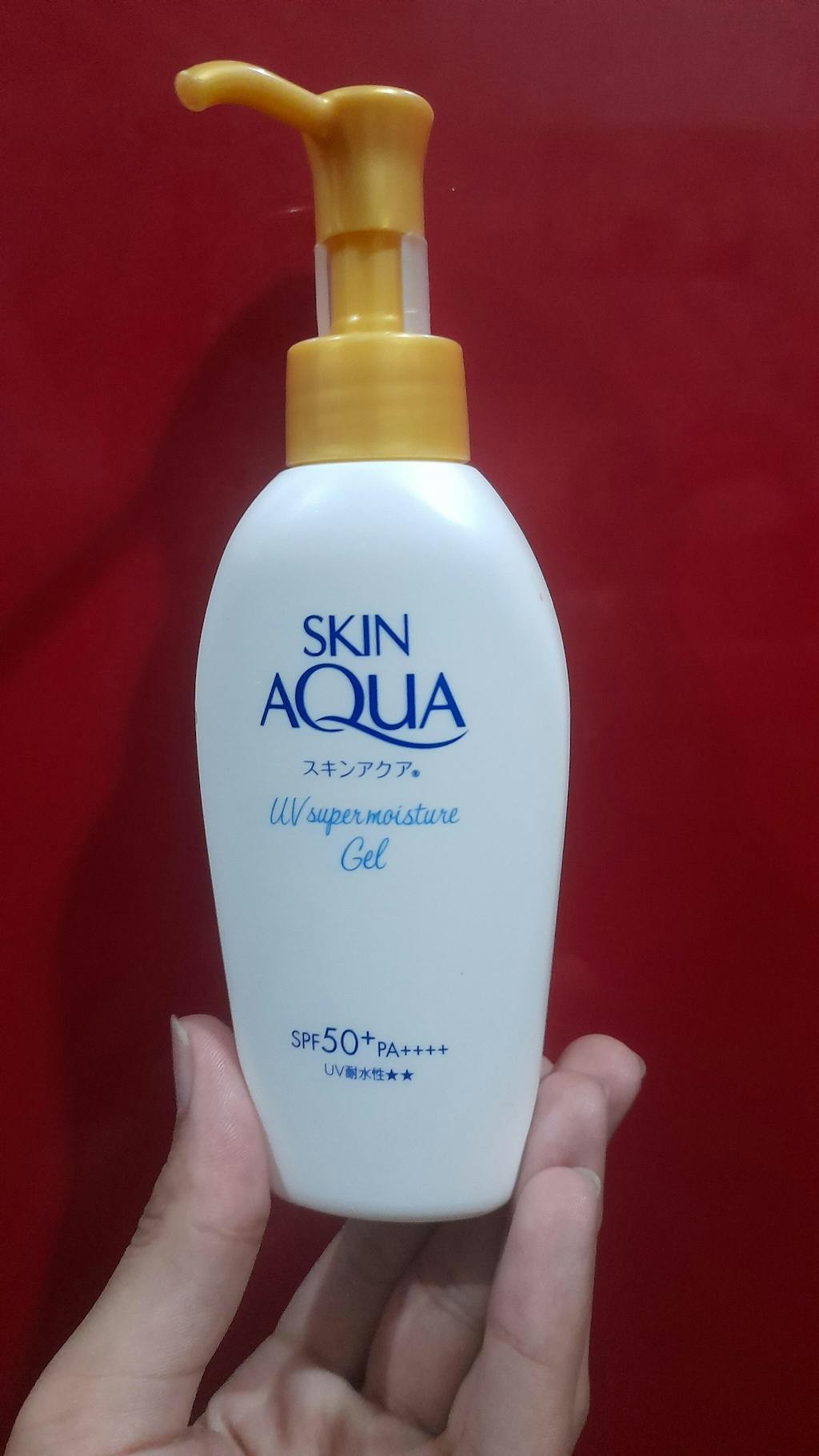 Rohto Skin Aqua Uv Super Moisture Gel Sunscreen Spf 50 Pa 140g