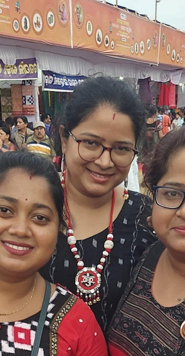 Govinda Puri Jagannath Traditional Multi Color Hand Painted (Necklace Set) HP-NP-187