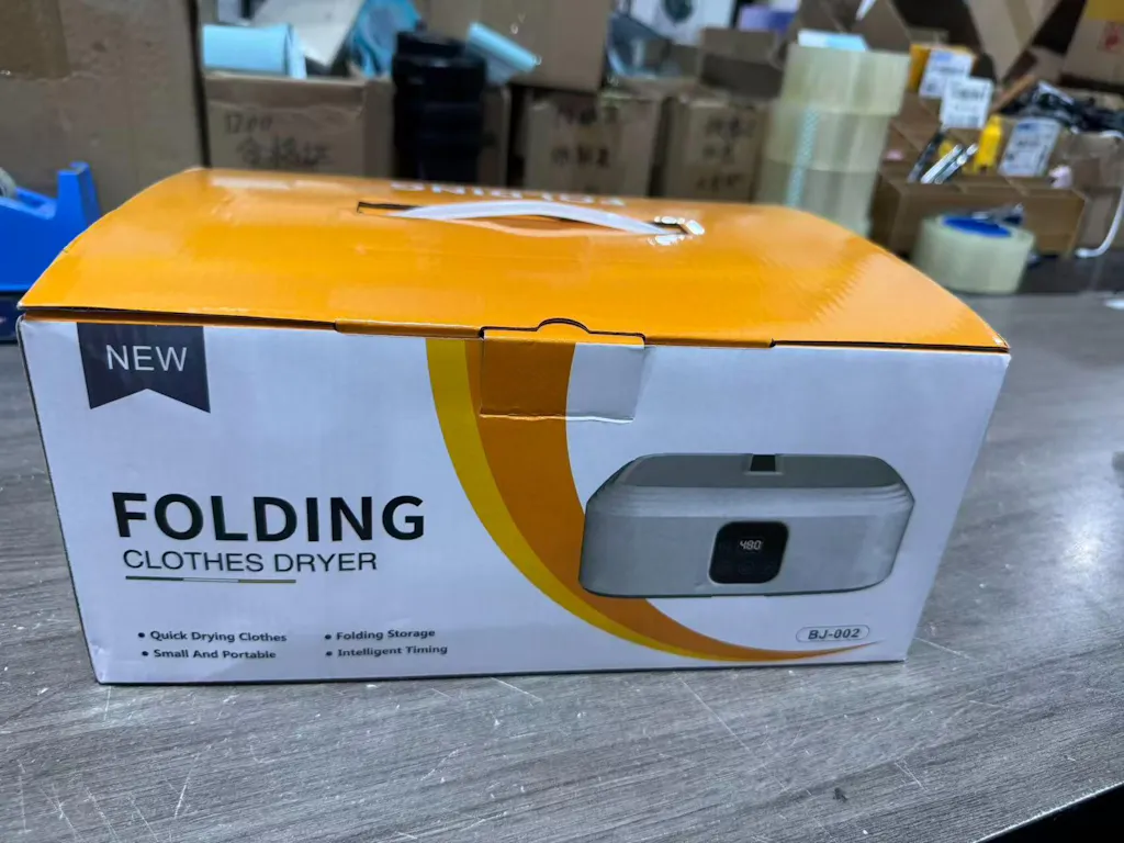 Asciugatrice Portatile Pieghevole Con Sterilizzazione UV – Timer 8H, Aria Calda 360° Per Casa, Camper E Viaggio