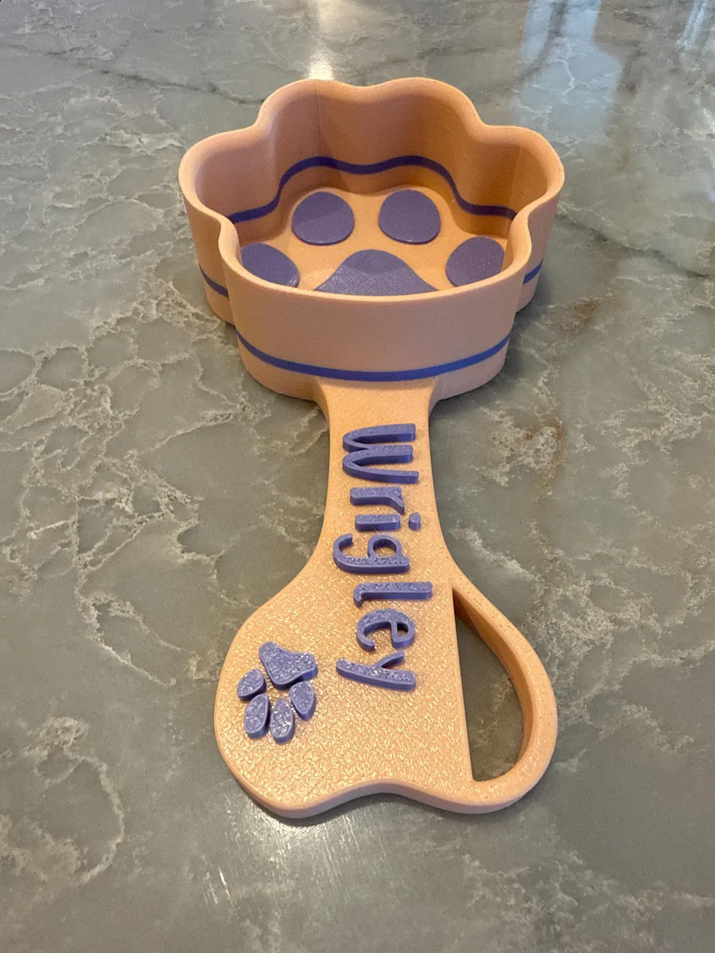 Personalized Paw Shaped Dog Food Scoop