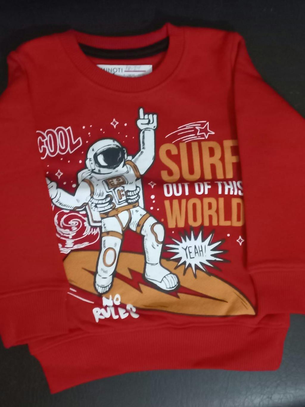 MNT Red Terry Sweatshirt 2093