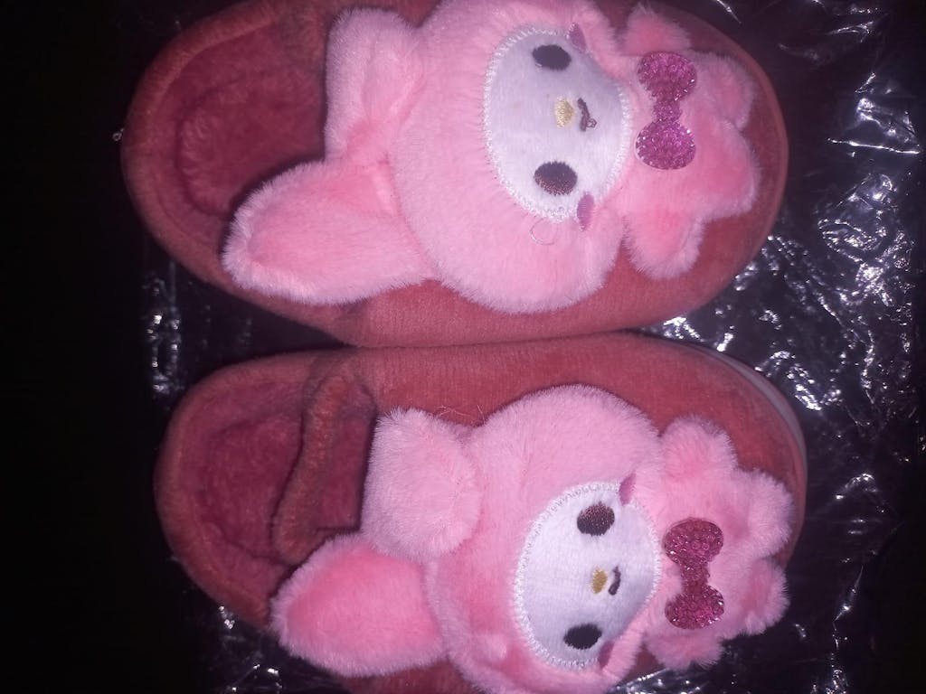 Kuromi Stuff Fur Carrot Winter Slippers 2645 A