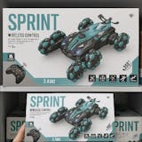 SPRINT RC Stunt Car – 2.4GHz Wireless Remote Control Car with 360° Rotation & Drift (6+ Years)