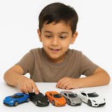 Die-Cast Model Car Set – Pack of 6 Mini Alloy Cars (1:50 Scale, Multi-Color)