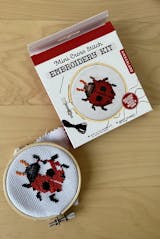 Tabby Cat Mini Cross Stitch Embroidery Kit – Kikkerland Design Inc