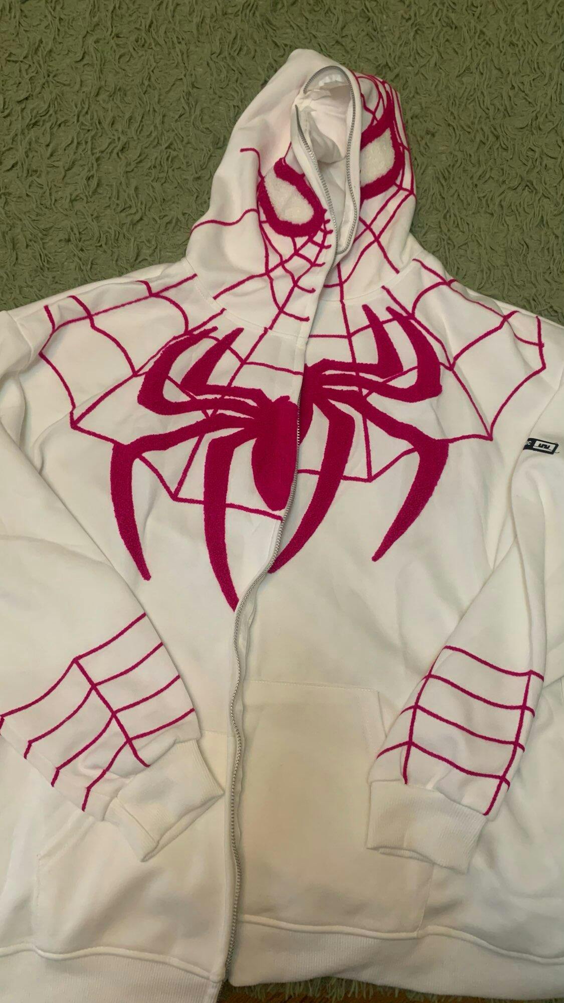 Embroidery Spider Oversized Comfy Hoodies Killer Lookz