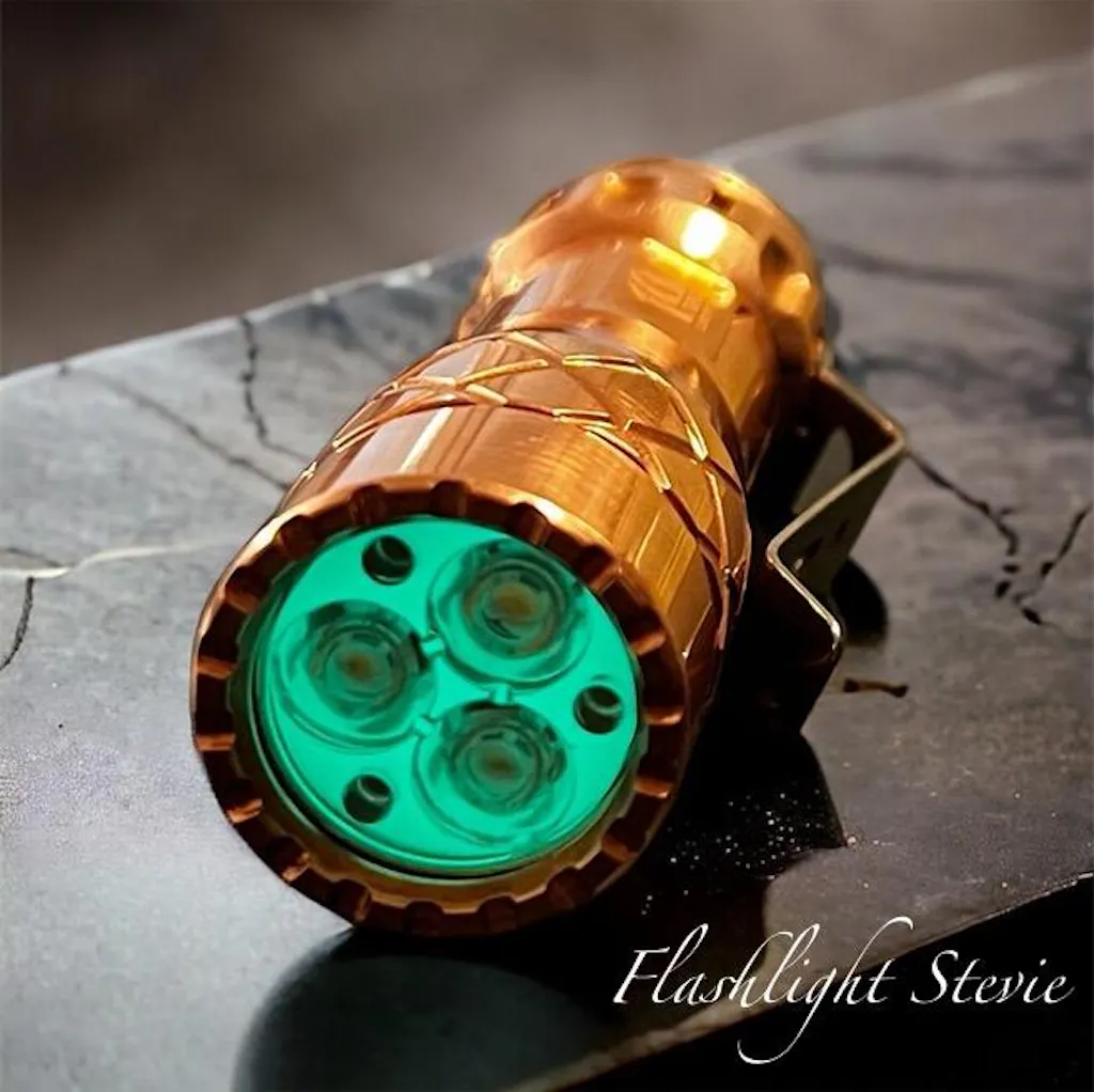 lumintop lm10 真鍮制 懐中電灯 特ローズ2700色 18650 Lumintop LM10 Copper — Killzone Flashlights
