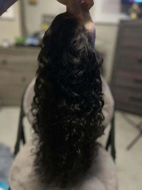 DEAL | Water Wave Invisi-Drawstring Flexible Fit 360 Lace Wig Bleached Knots