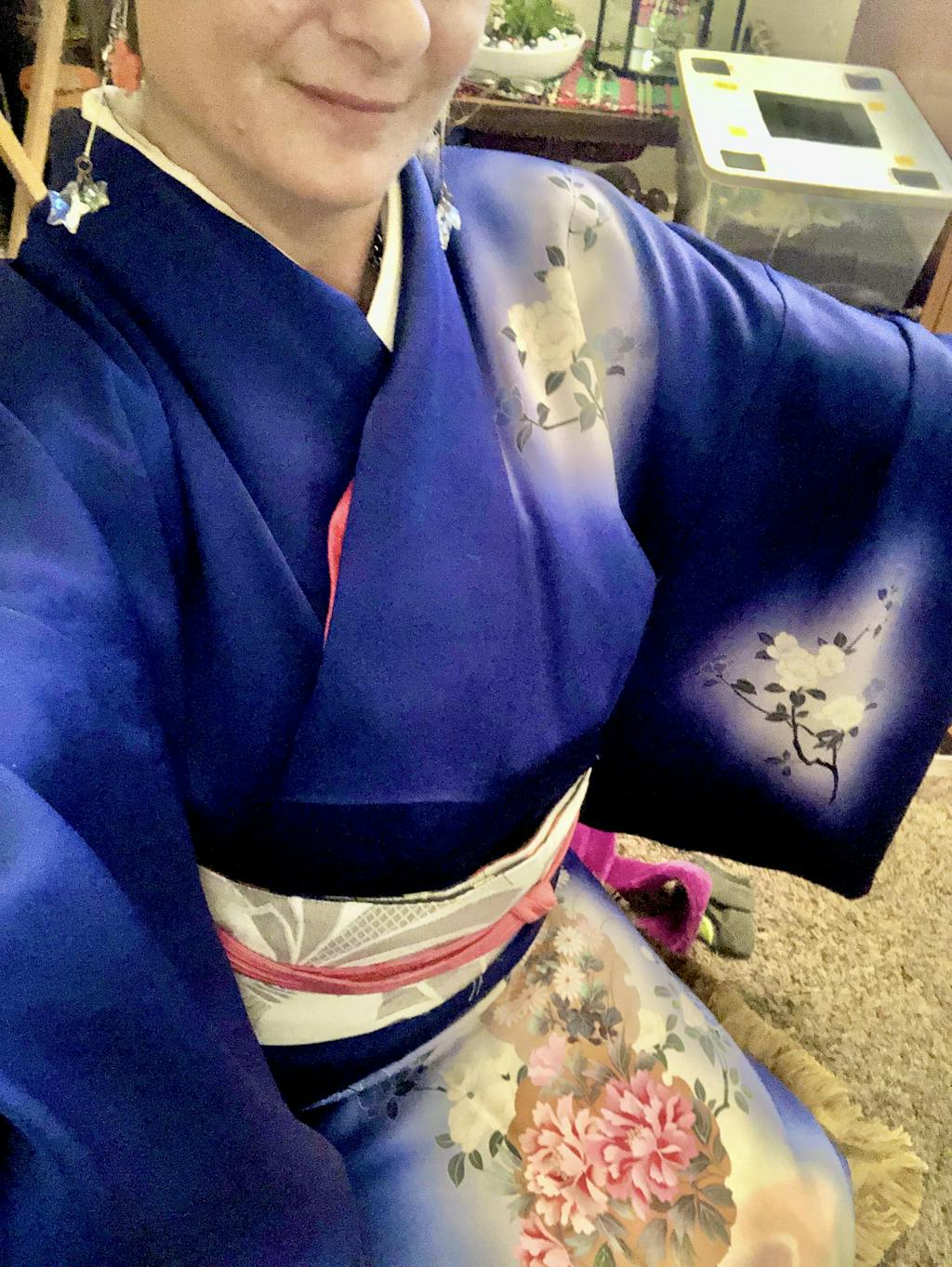 Japanese traditional kimono 6 items set Kimono yukata market sakura