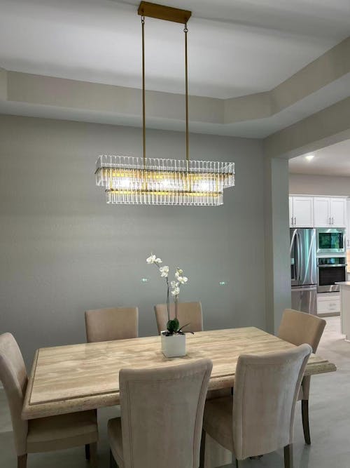 Mallory Crystal Linear Chandelier