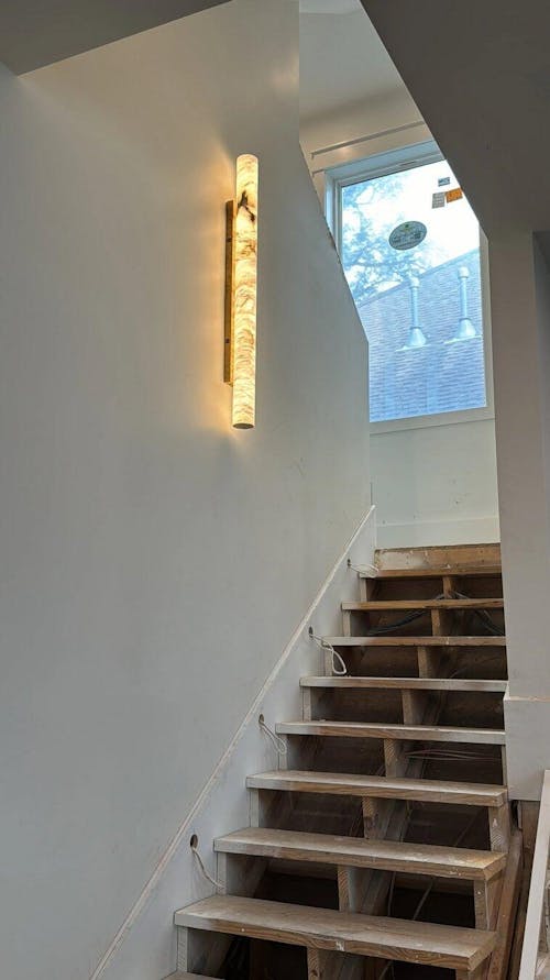 Audubon Alabaster Single Sconce