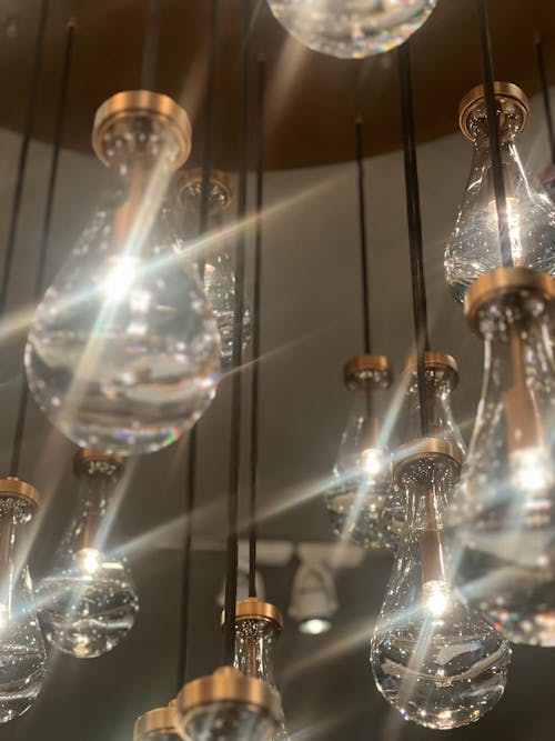 Raindrop Round Living Room Chandelier 47"