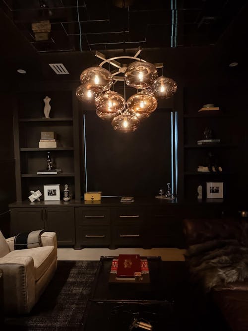 Cabernetl Round Chandelier 36"