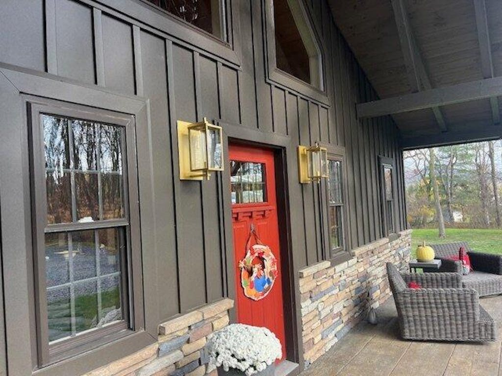 Devau Outdoor Square Short Wall Sconce For Bedroom