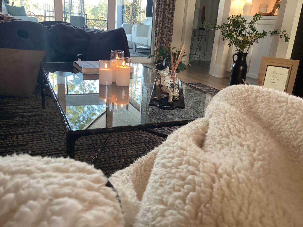 Thaddeus Glass Top Rectangular Coffee Table