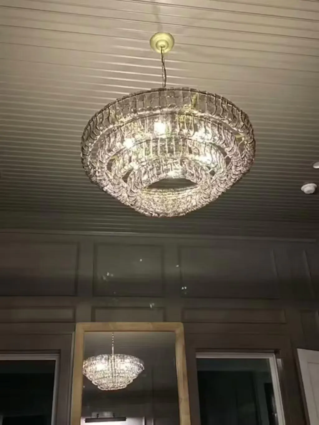 Ghiaccia Glass Round Chandelier