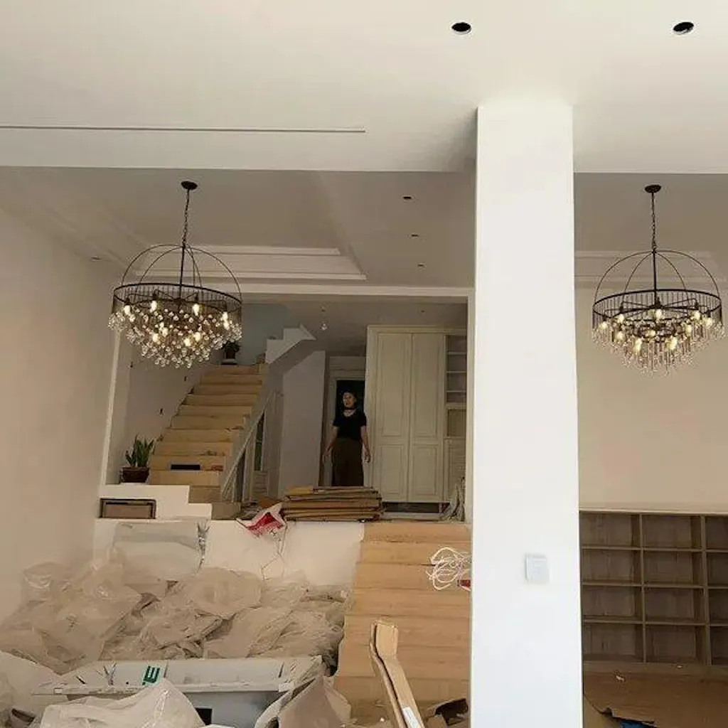 Aubluxe Round Chandelier