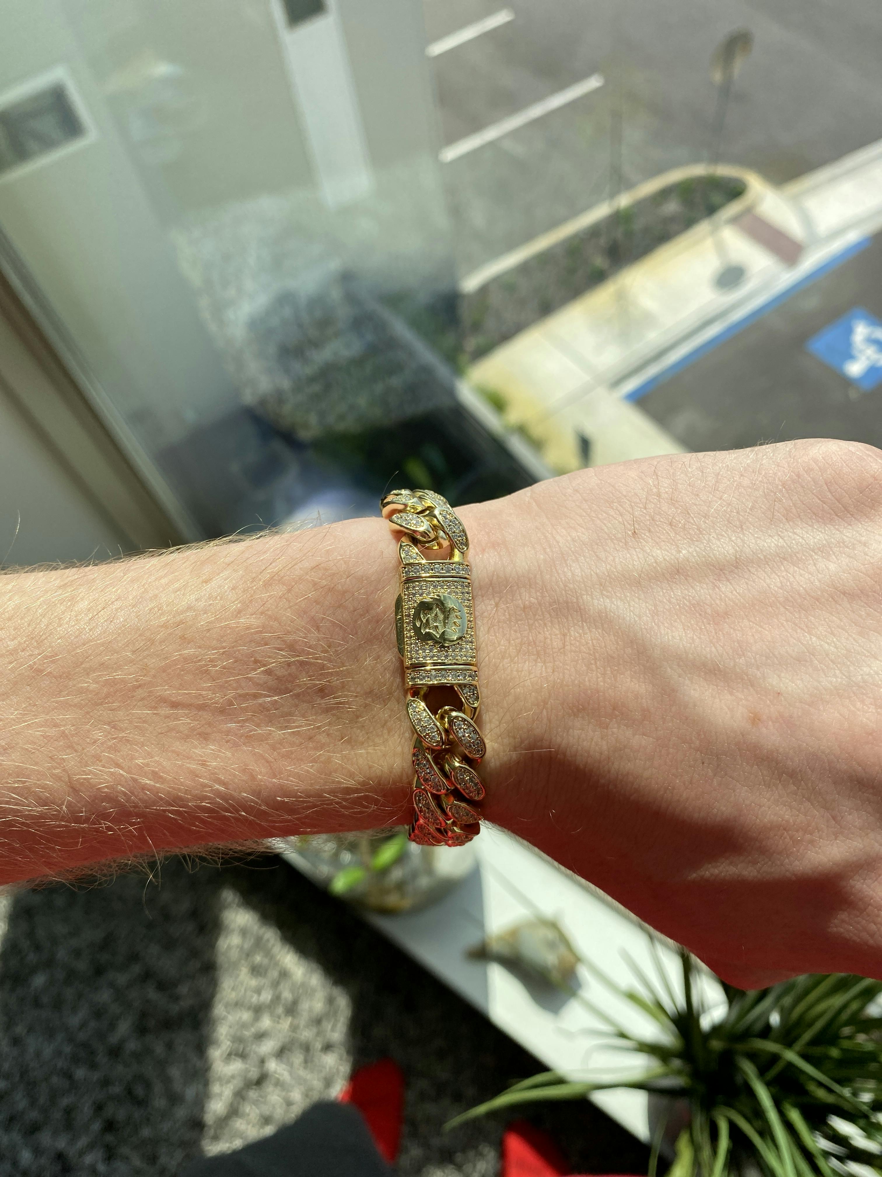 12mm Iced Miami Cuban Link Bracelet | Hip Hop Bracelets