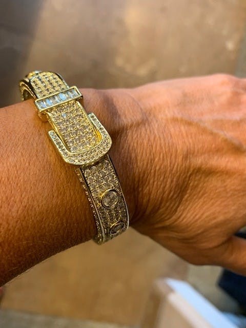 【King Ice】11mm BELT BUCKLE BANGLE ブレスレット 11mm Belt Buckle Bangle Bracelet | Hip Hop Bracelets – King Ice