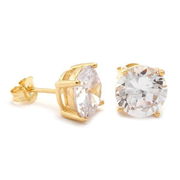 送税込【King Ice】CLUSTER STUD EARRINGS ピアス☆(2色) 国内発 Brilliant-Cut Stud Earrings | Sterling Silver Earrings