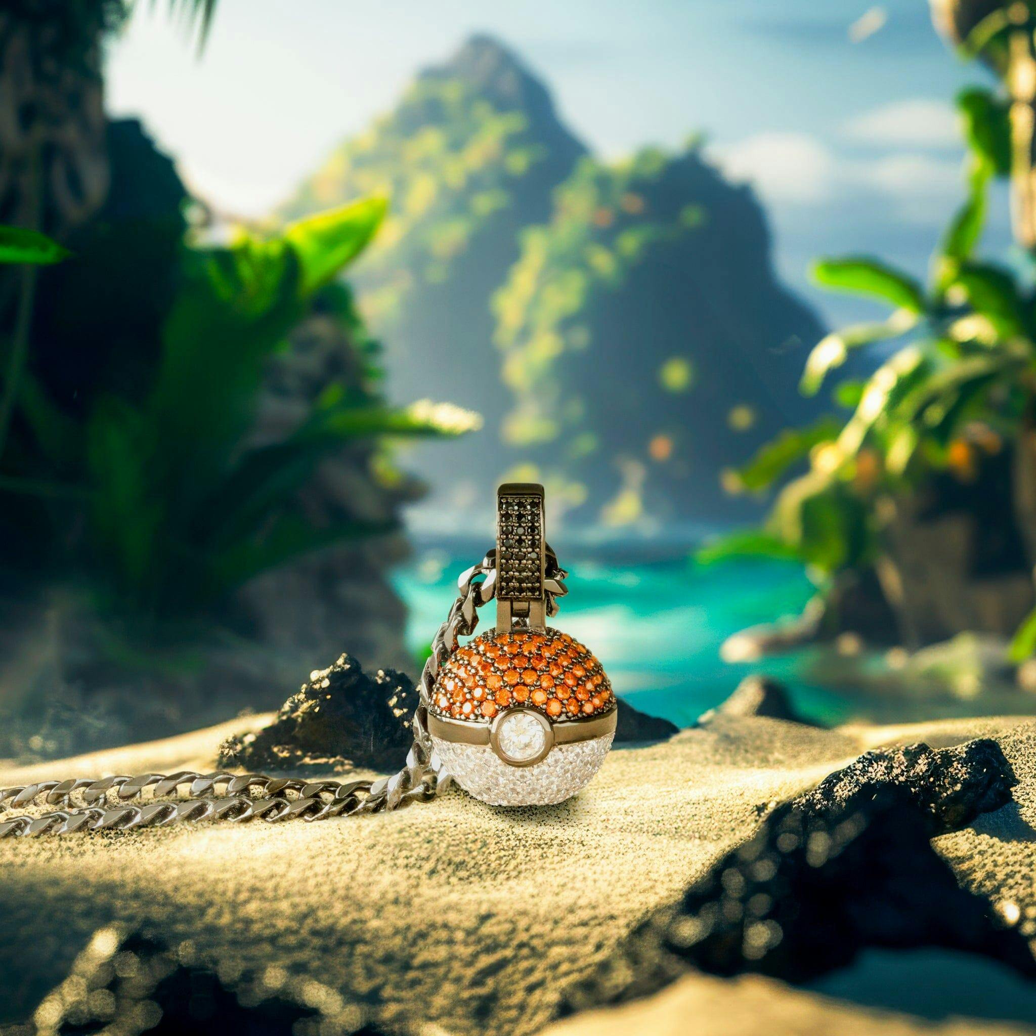 Poké Ball Necklace | Pokémon Jewelry | King Ice