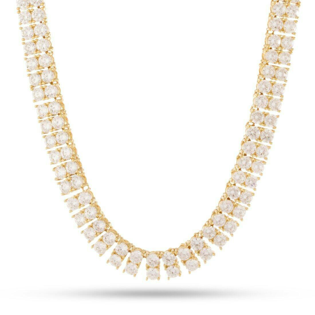 8mm Double-Row Tennis Chain | Hip Hop Jewelry | King Ice