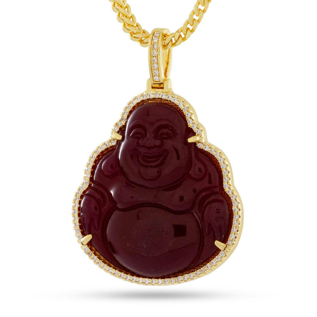 【King Ice】☆日本未入荷☆ICED LAUGHING BUDDHA NECKLACE Iced Laughing Buddha Necklace | Far East Jewelry | King Ice