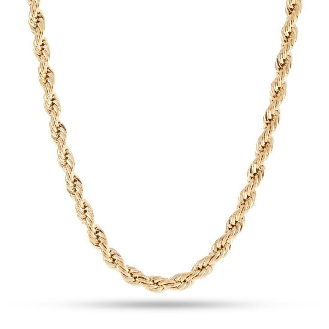 日本未入荷☆KING ICE☆4MM ROPE CHOKER SET 5mm Rope Chain Choker Set | Hip Hop Jewelry | King Ice