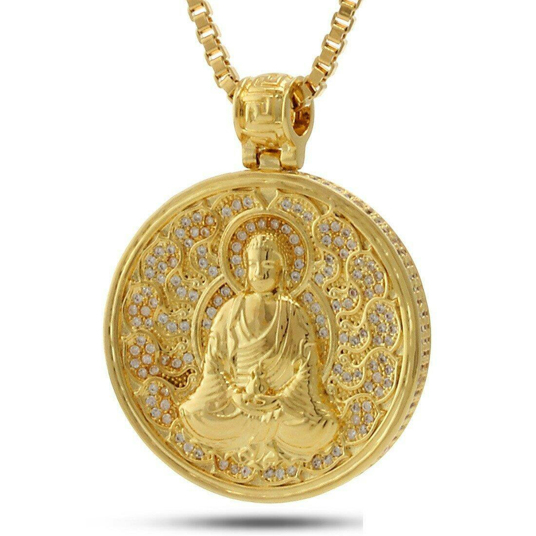 送料関税込【King Ice】BUDDHA HAND NECKLACE ブッダ☆国内発送 Buddha Hand Necklace | Marz Lyfe – King Ice