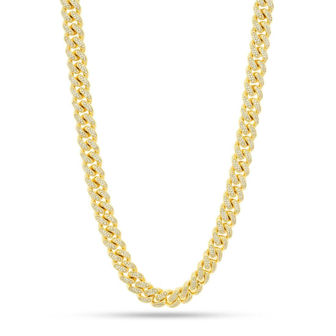 12mm Iced Miami Cuban Link Chain | Hip Hop Jewelry | King Ice