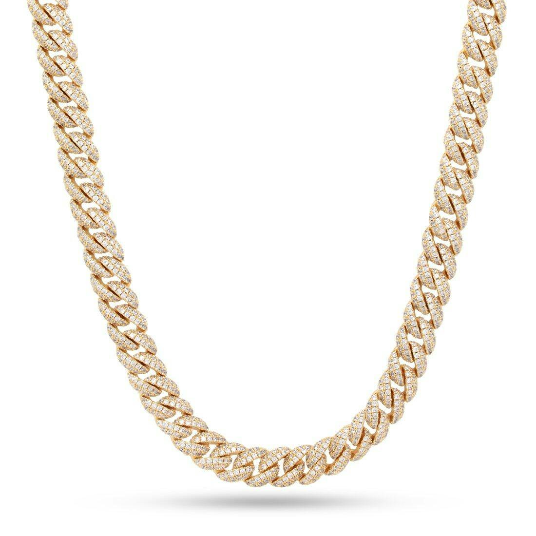10mm Iced Miami Cuban Link Chain | Hip Hop Jewelry | King Ice