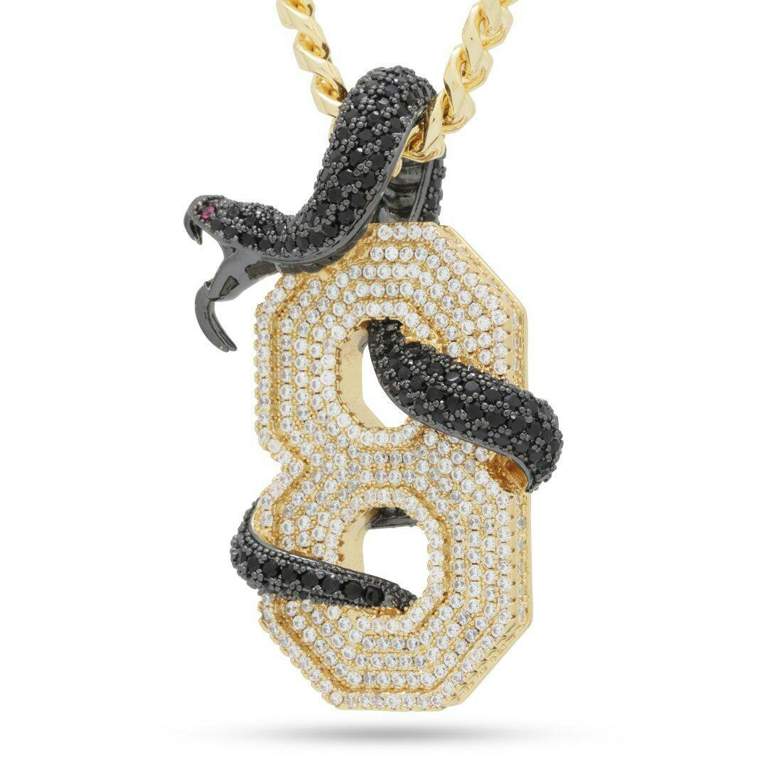 Number 8 Necklace | Black Mamba Collection | King Ice