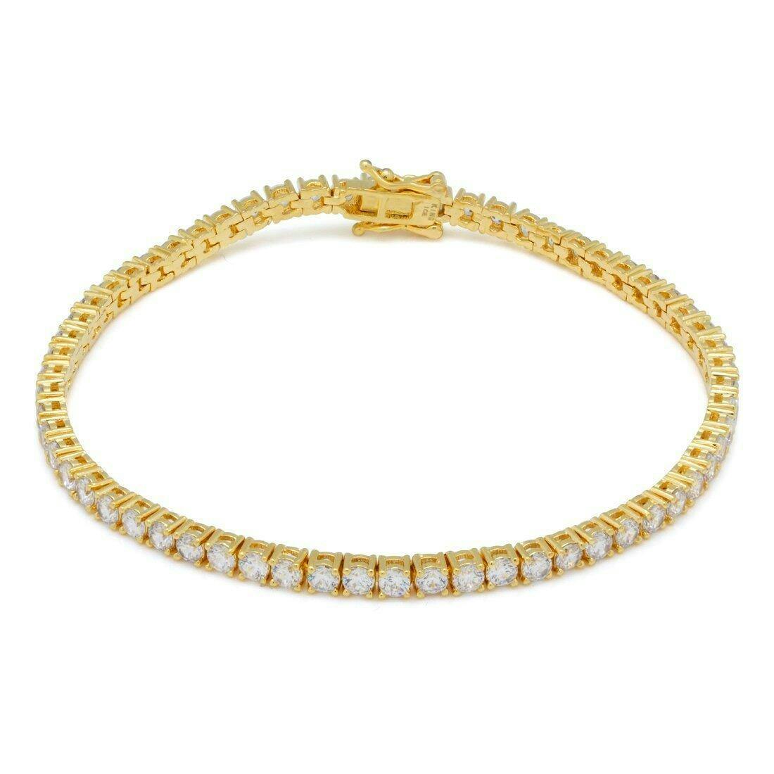 送料込☆King Ice 5mm Tennis Bracelet 5mm Pink Tennis Bracelet | Hip Hop Bracelets | King Ice