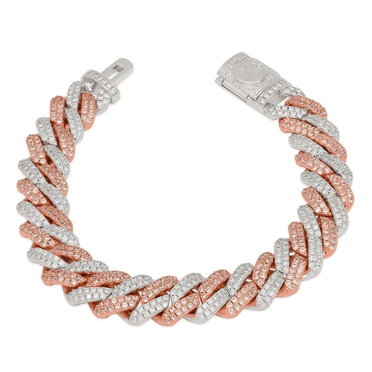 【King Ice】18MM ICED DIAMOND BAGUETTE MIAMI BRACELET(2色)☆ 楽天市場】KING ICE キングアイス ブレスレット 18MM ICED TWO