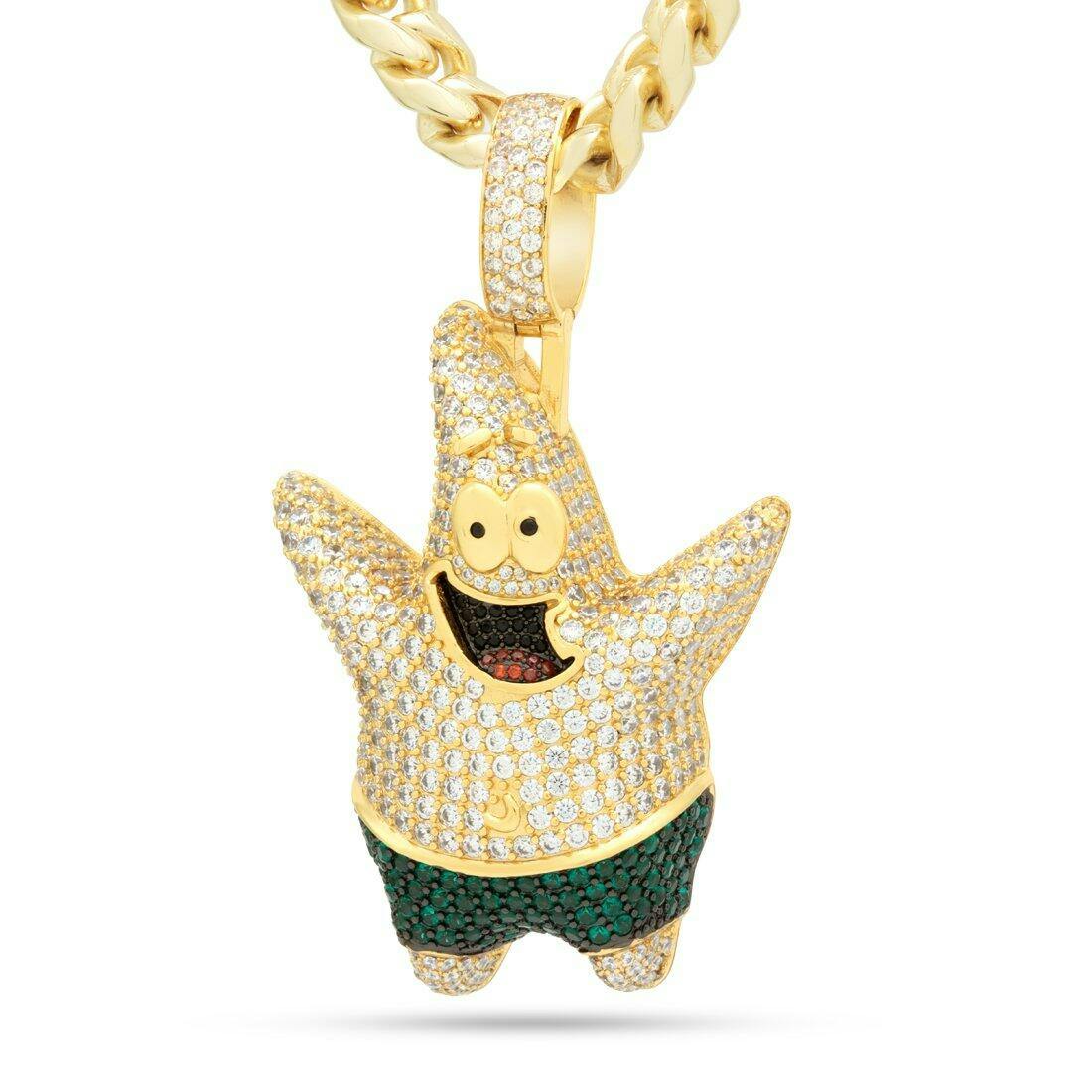 Iced Patrick Star Necklace | Spongebob Jewelry | King Ice