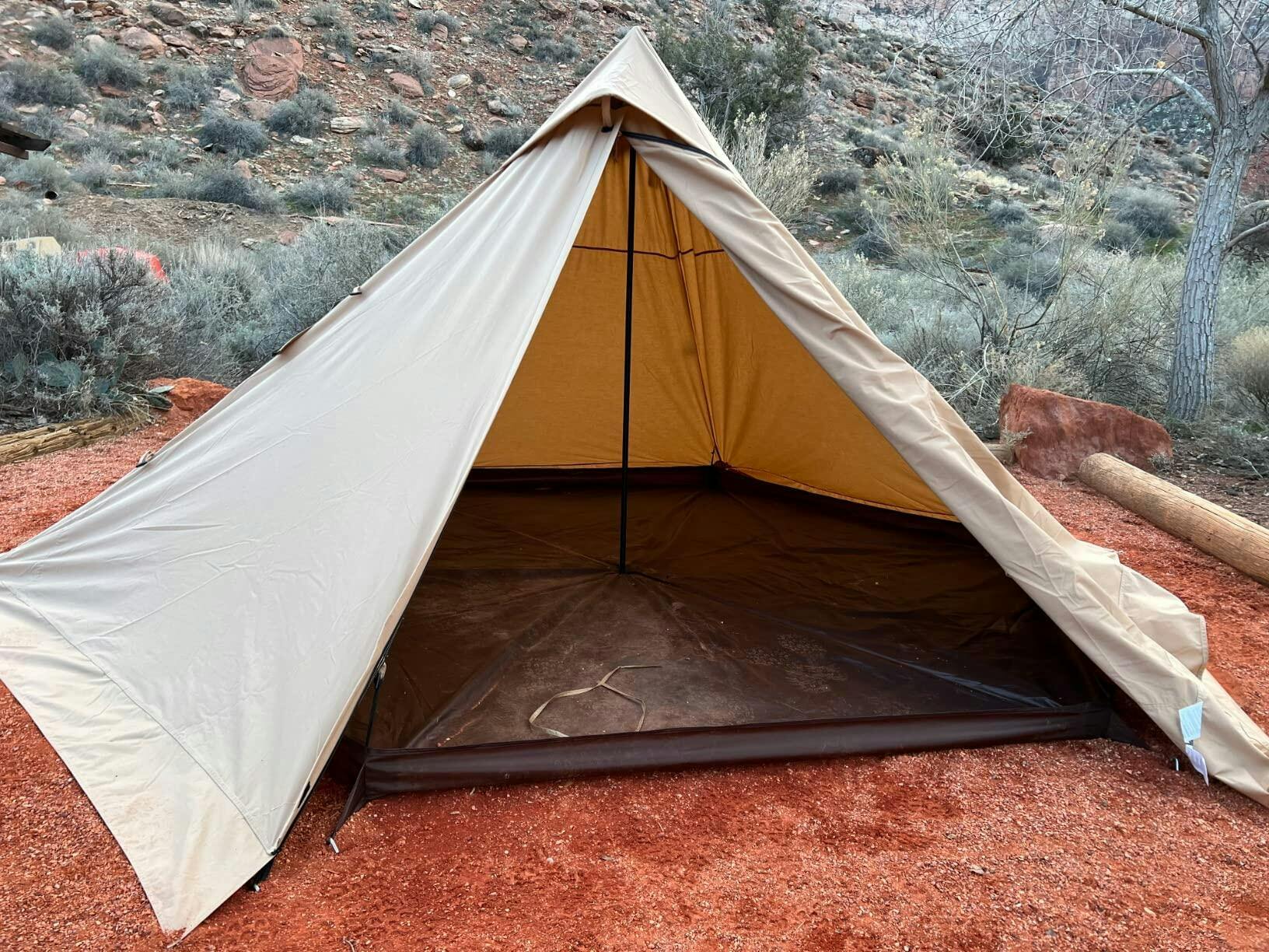テント　KingCamp Torino KingCamp TORINO II 4-Season Family Glamping Tipi Tent – KingCamp