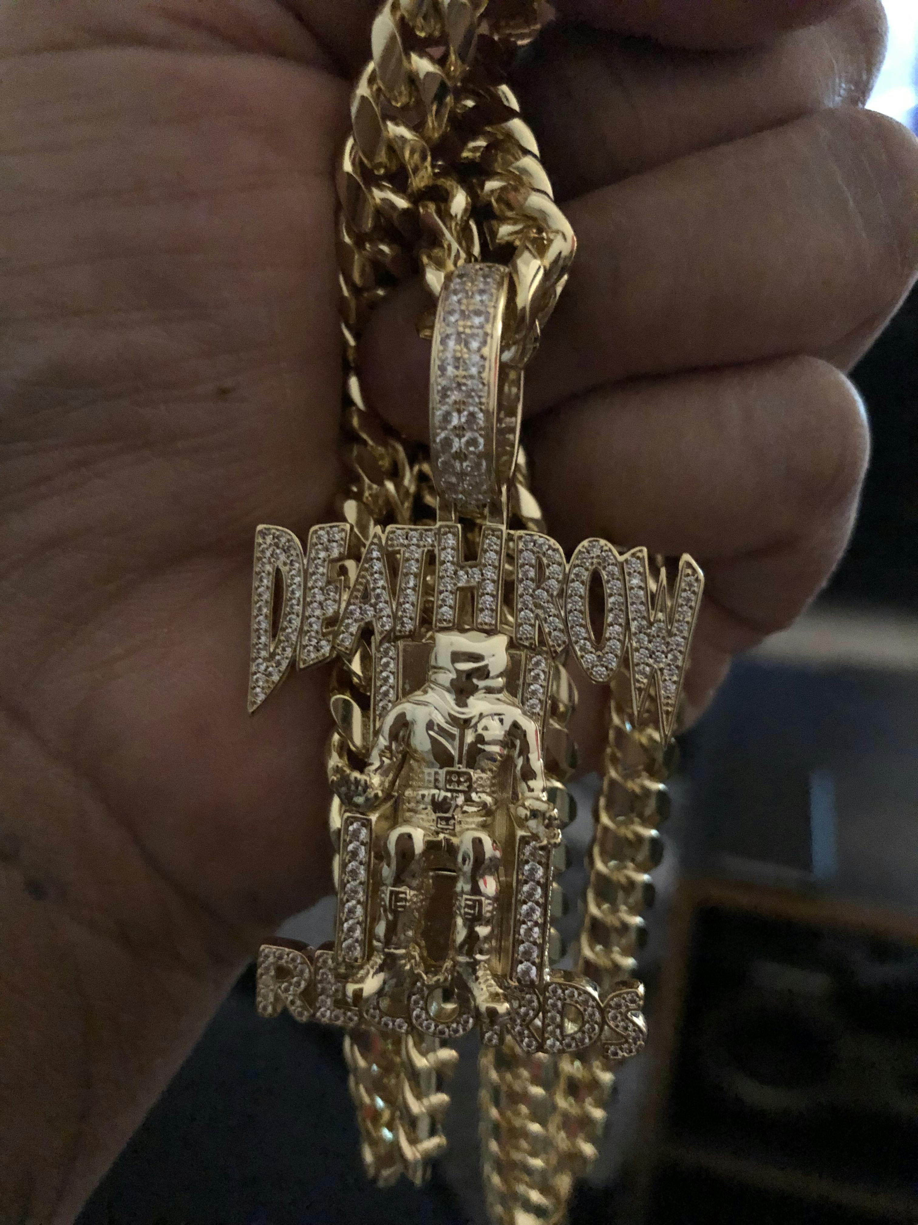King Ice x Death Row Records Iced Necklace | Necklaces | King Ice – KingIce