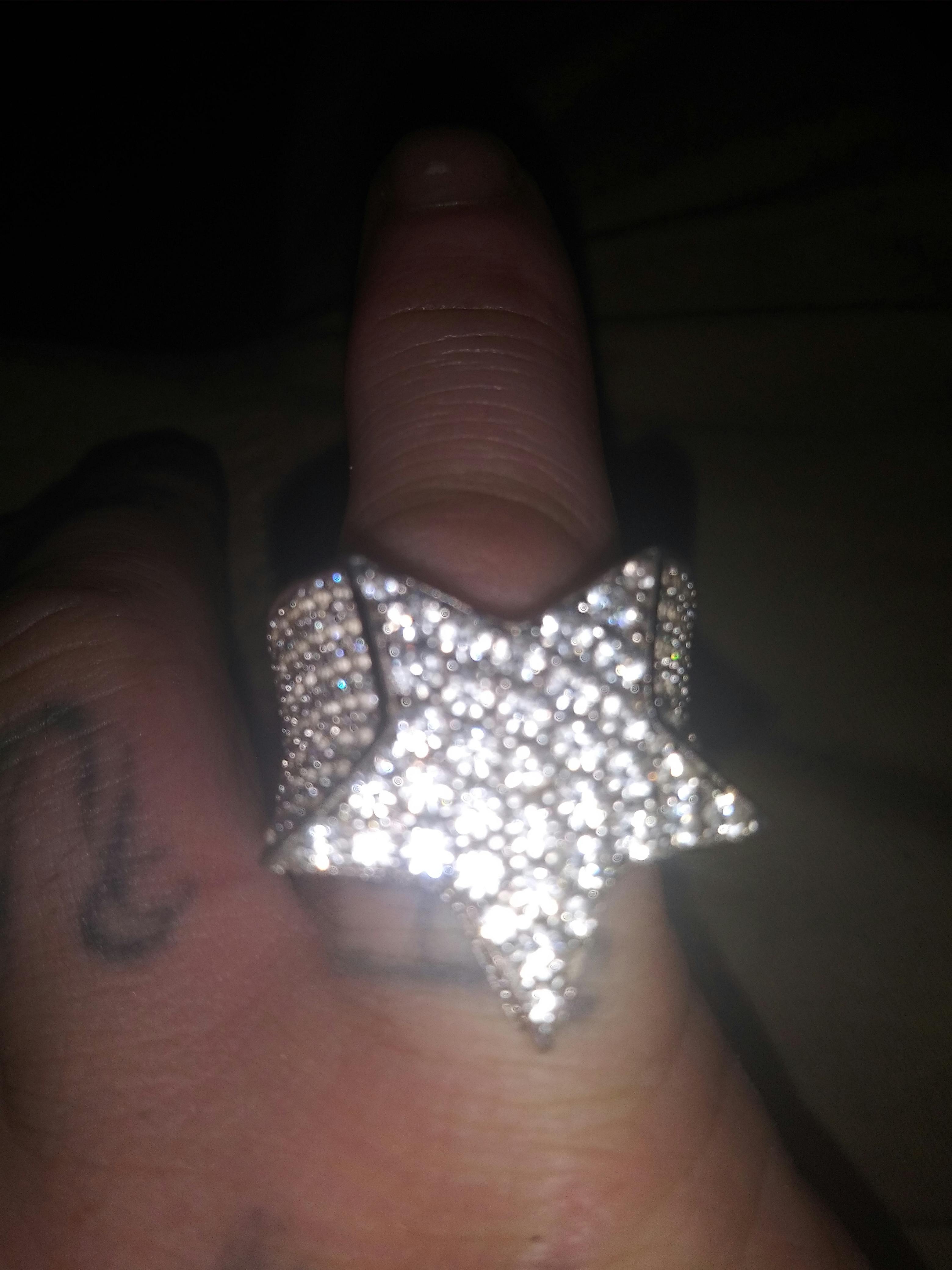 Shooting Star Ring | Sterling Silver Rings | King Ice