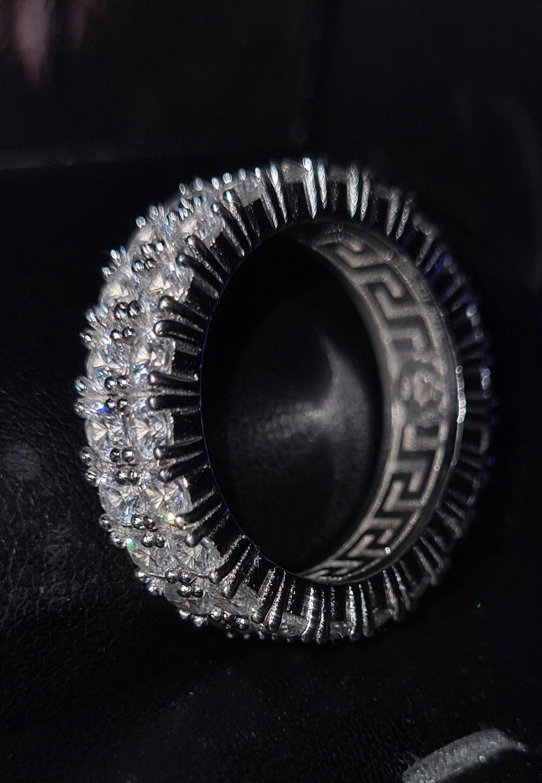 KING ICE キングアイス DOUBLE-ROW BRILLIANT-CUT RING リング Double-Row Brilliant-Cut Ring | Sterling Silver Rings – King Ice
