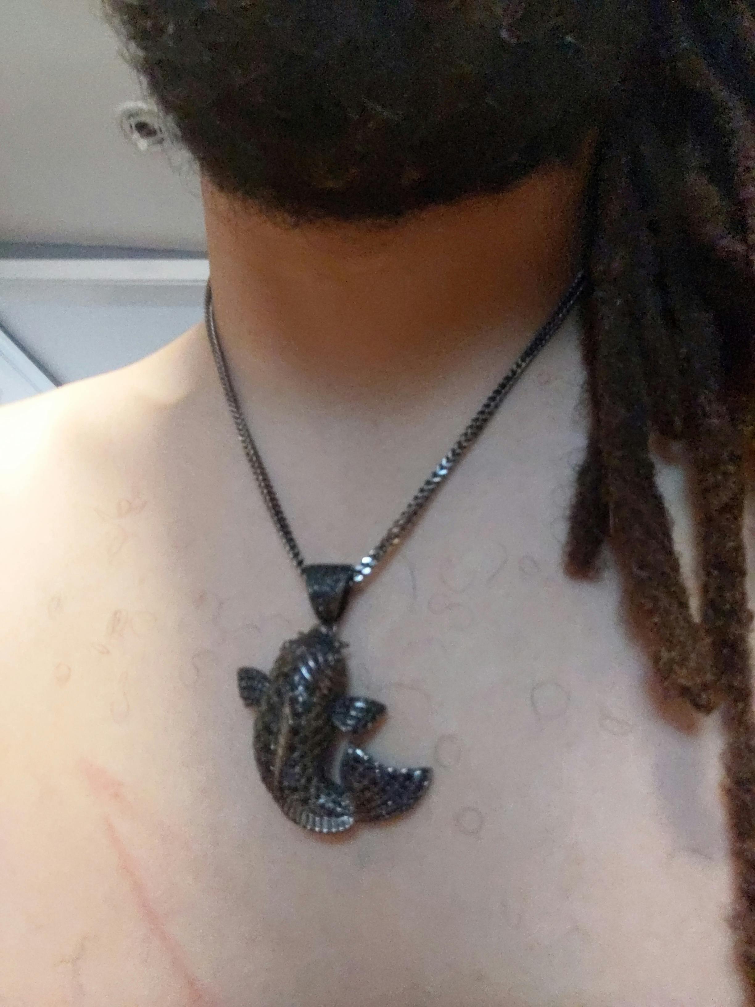 Utsurimono Koi Fish Necklace | Far East Jewelry | King Ice