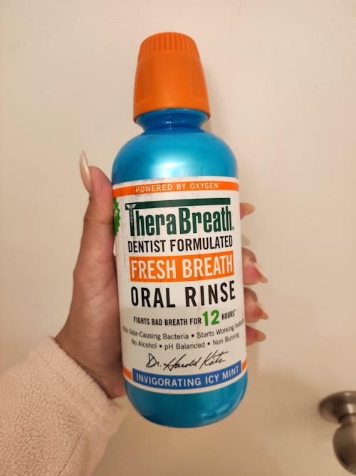 Enjuague Bucal Icy Mint Therabreath 473 ml