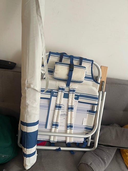 Silla Playa 5 Posiciones Reposabrazos Madera Sunseeker