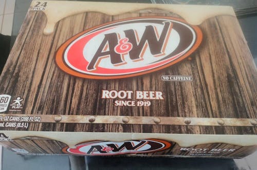 Bebida Cerveza de Raíz Lata A&W 24 un x 355 ml