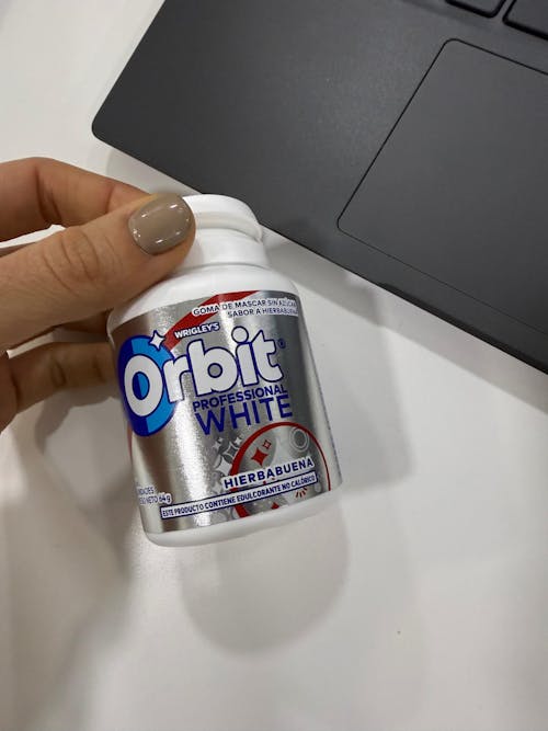 Chicles Professional White Bottle Orbit 64 g