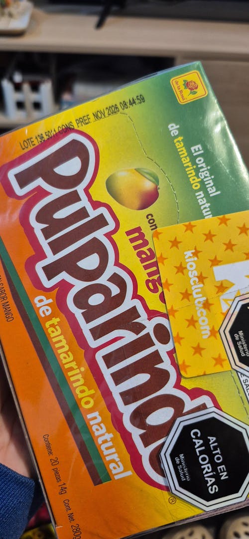 Masticables Pulparindo Mango De la Rosa 20 un x 14 g